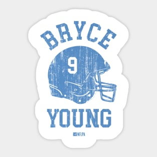 Bryce Young Carolina Helmet Font Sticker